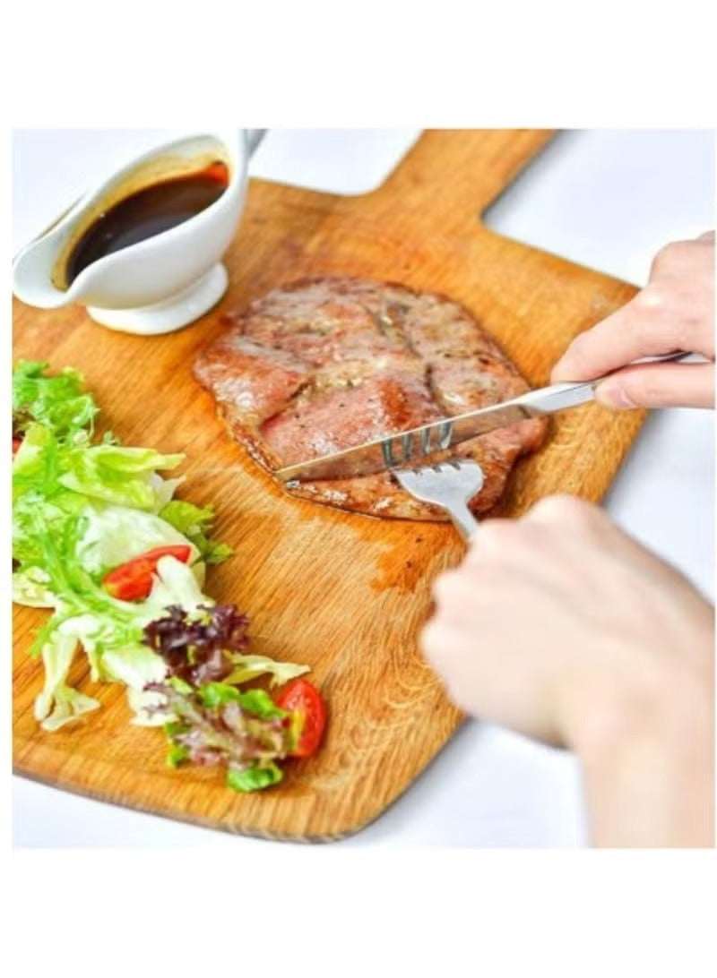 Stainless Steel Silver Cutlery Set | Elegant Spoon, Knife & Fork Dining Ensemble