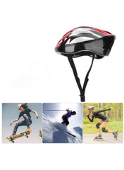 Skating Helmet Thick Sponge Inner Pad Protection (Red & Blue) - Mumzar