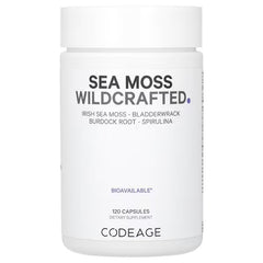 Codeage, Sea Moss, Wildcrafted, 120 Capsules - Mumzar
