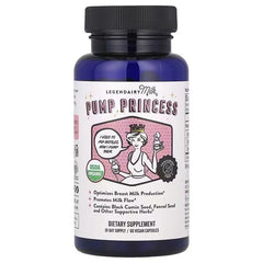 Legendairy Milk, Pump Princess, 60 vegan capsules - Mumzar