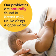 BioGaia probiotic baby drops tub with breast milk text graphic