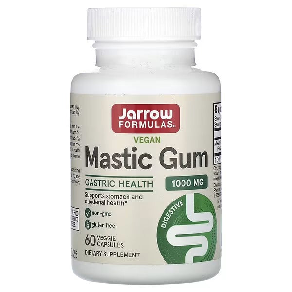 Jarrow Formulas Vegan Mastic Gum 500 mg – 60 Veg Capsules - Mumzar