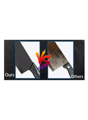 7 Piece Knife Set Complete with Protective Covers – Black - Mumzar