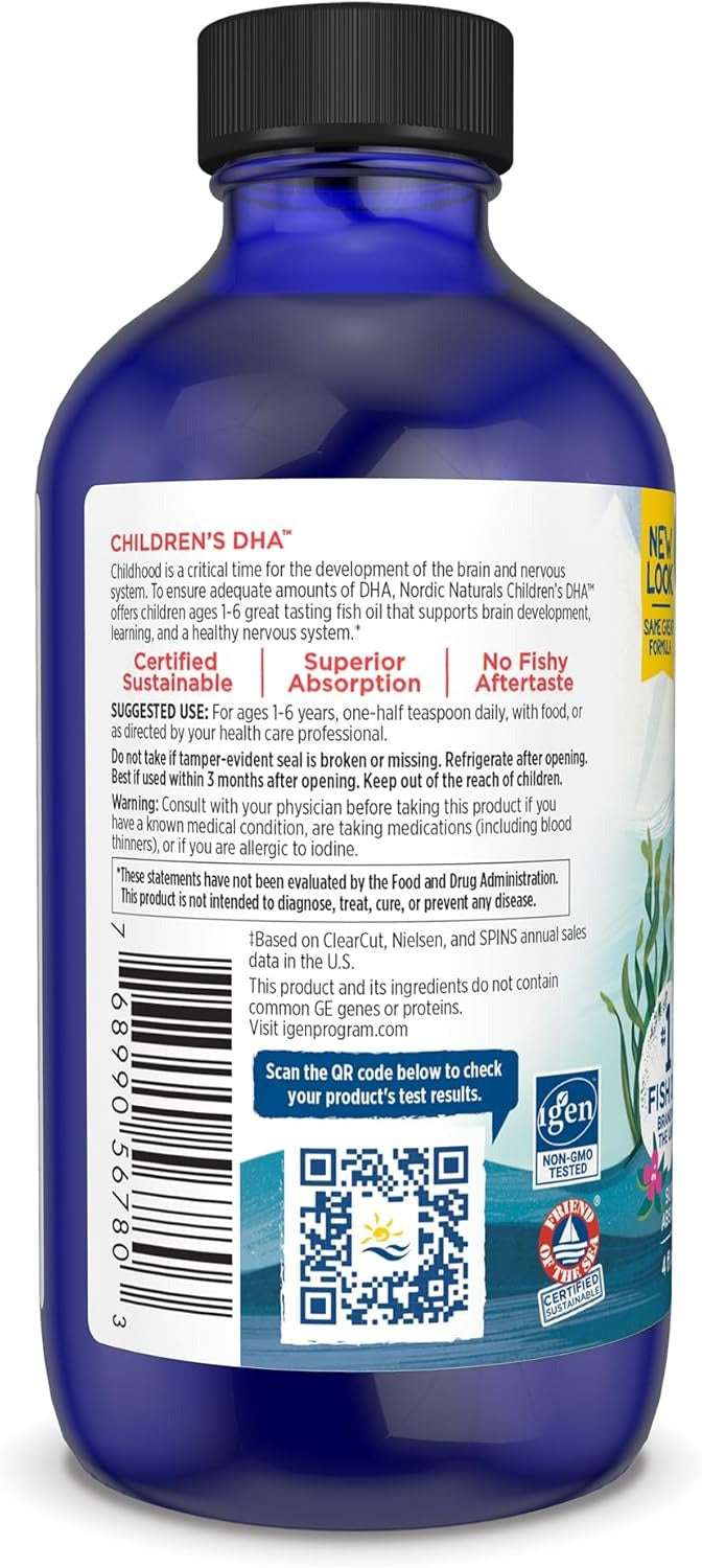 Nordic Naturals Children'S Dha, 4Oz