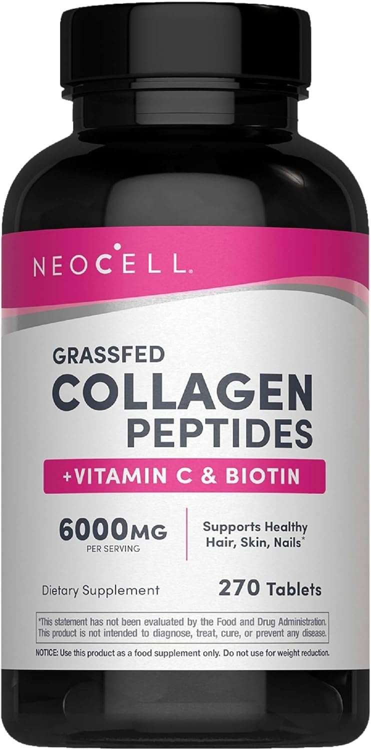 NeoCell Super Collagen Peptides + Vitamin C & Biotin – 270 Tablets - Mumzar