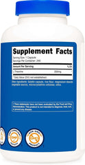 Nutricost L-Theanine 200mg, 240 Capsules - Double Strength