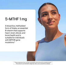 5-MTHF 1 mg dietary supplement information card
