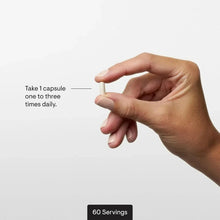 Capsule dosage instruction: take 1 capsule one to three times daily