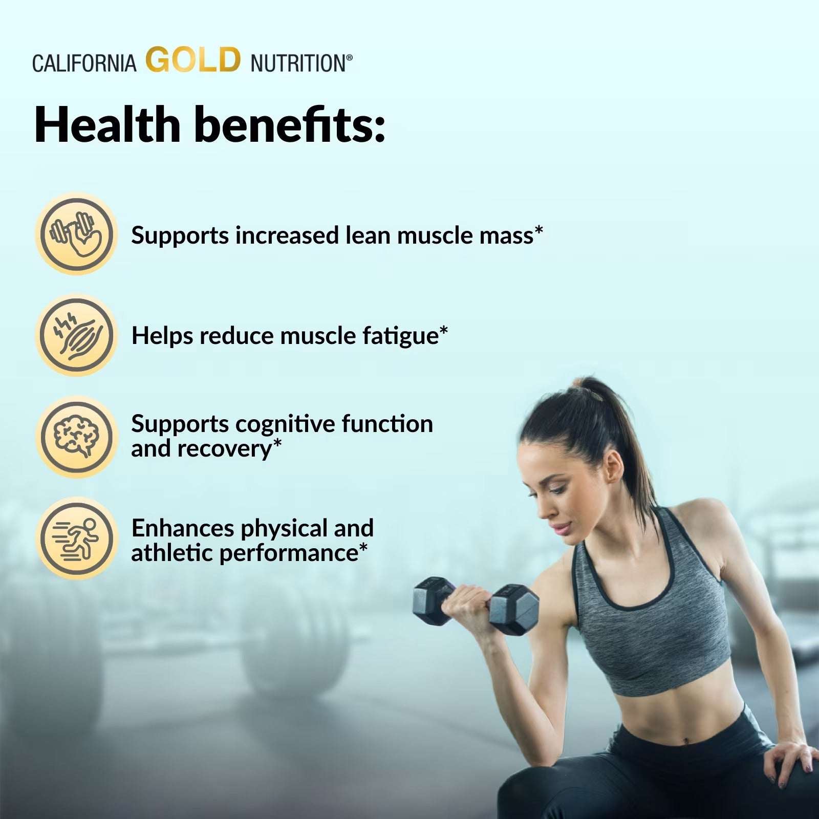 California Gold Nutrition Sport Creatine Monohydrate – 750 mg, 240 Veggie Capsules