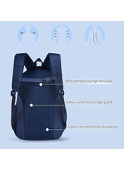 Rolling School Backpack for Kids – Blue Convertible Trolley & Backpack