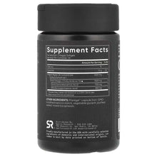 Vegan omega-3 supplement bottle back, Supplement Facts panel
