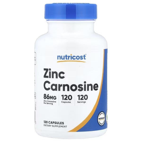 Nutricost Zinc Carnosine – 120 Capsules - Mumzar
