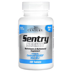21st Century Sentry Senior Multivitamin & Multimineral Supplement – Men’s 50+, 100 Tablets