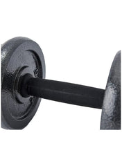 مجموعة دمبل قابلة للتعديل بوزن 15 كجم مع حقيبة حمل للتمارين المنزلية