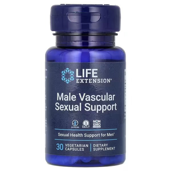 Life Extension Male Vascular Sexual Support – 30 Vegetarian Capsules