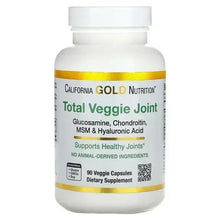 California Gold Nutrition Total Veggie Joint supplement bottle, 90 veggie capsules