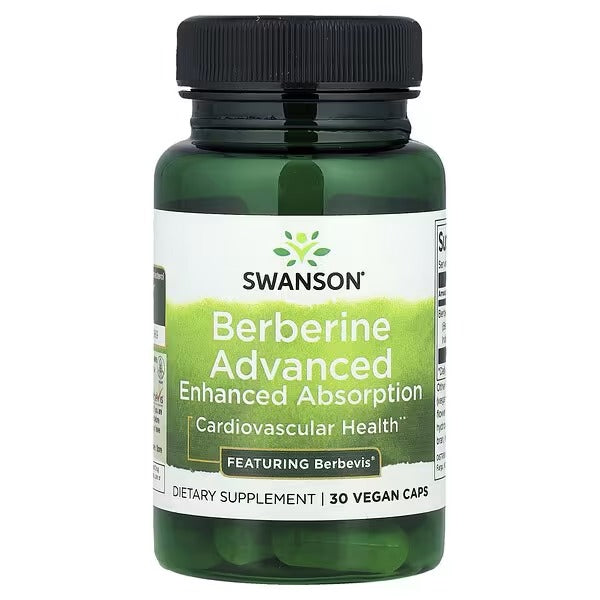 Swanson Berberine Advanced – Enhanced Absorption, 550 mg, 30 Vegan Capsules