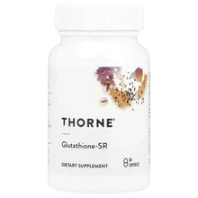 Thorne Glutathione-SR sustained release supplement bottle with 60 capsule label