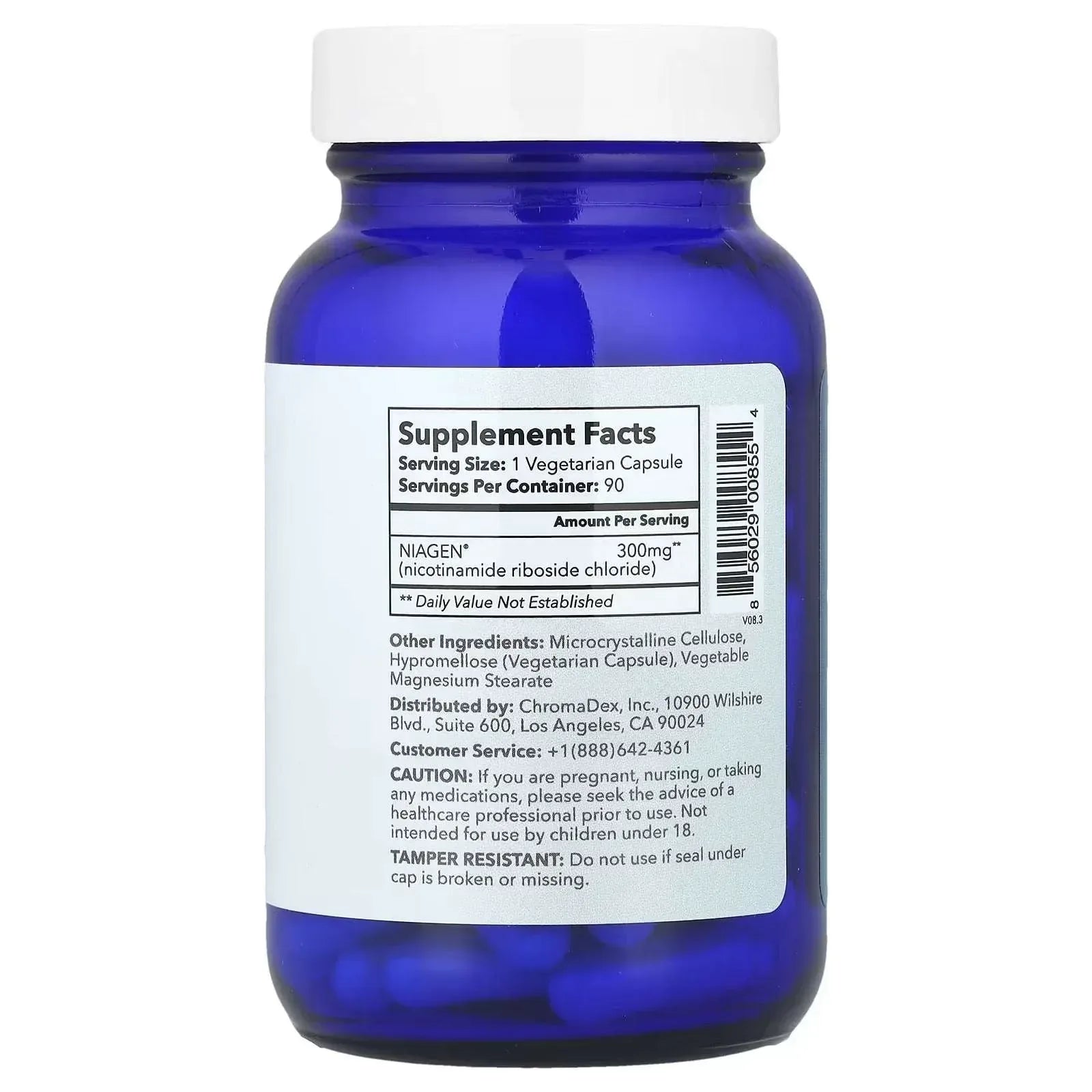 Tru Niagen® Nicotinamide Riboside Chloride – 300 mg, 90 Vegetarian Capsules - Mumzar