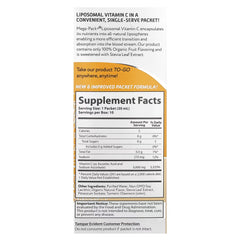 Aurora Nutrascience Mega-Pack+® Liposomal Vitamin C – 10 Packets, 20 ml Each