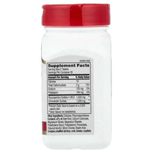 Glucosamine and chondroitin supplement bottle back label with Supplement Facts