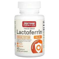 Jarrow Formulas Lactoferrin, Freeze-Dried – 250 mg, 60 Capsules - Mumzar