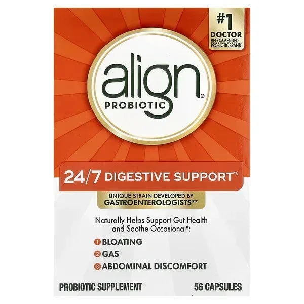 Align Probiotics 24/7 Digestive Support – Probiotic Supplement, 56 Capsules - Mumzar