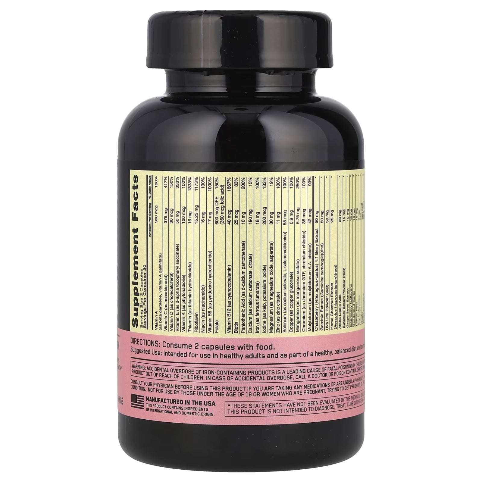 Optimum Nutrition Opti-Women® Multivitamin for Active Women – 60 Capsules