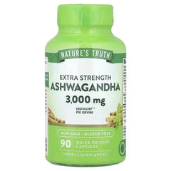 Nature's Truth Ashwagandha – 90 Quick Release Capsules - Mumzar