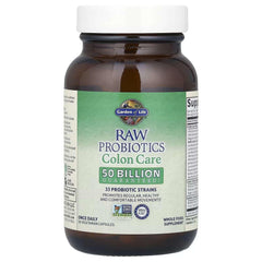 Garden of Life RAW Probiotics Colon Care – 30 Vegetarian Capsules - Mumzar