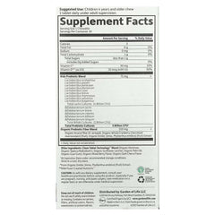 Garden of Life Dr. Formulated Organic Kids+ Probiotics with Vitamins C & D – Berry Cherry, 30 Chewables