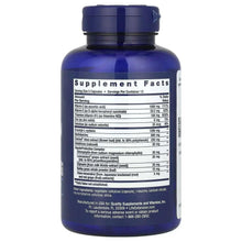 Life Extension Anti-Alcohol Complex supplement facts panel on blue bottle back