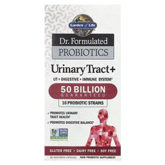 Garden of Life Dr. Formulated Probiotics Urinary Tract+ – 50 Billion, 60 Vegetarian Capsules - Mumzar
