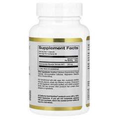 California Gold Nutrition, Nicotinamide Riboside Tartrate (NR), 250 mg, 60 Veggie Capsules - Mumzar