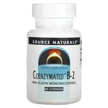 Source Naturals Coenzymated B-2 lozenge supplement bottle, 60 count
