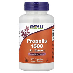 NOW Foods Propolis 1500 – 300 mg, 100 Capsules
