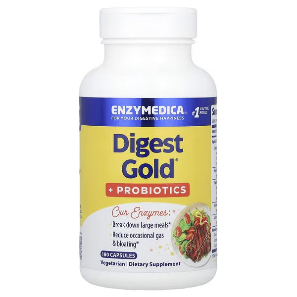 Enzymedica Digest Gold® + Probiotics – 180 Capsules