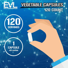 EVLution Nutrition L-Carnitine500® – 500 mg, 120 Capsules