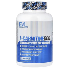 EVLution Nutrition L-Carnitine500® – 500 mg, 120 Capsules