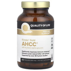 Quality of Life Kinoko® Gold AHCC® – 60 Vegicaps