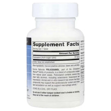 Source Naturals Policosanol dietary supplement bottle, Supplement Facts panel on back