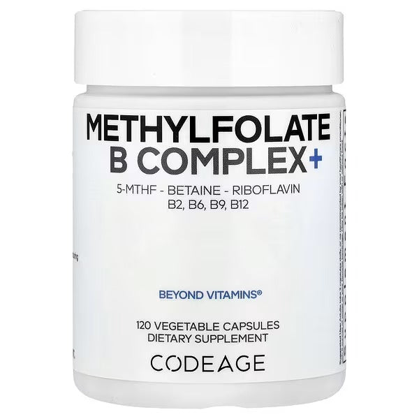 Codeage Methylfolate B Complex+ – 120 Vegetable Capsules