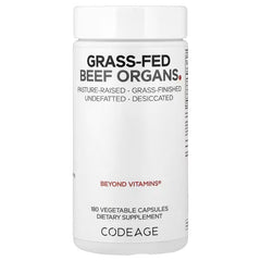 Codeage Grass-Fed Beef Offal – 180 Vegetable Capsules
