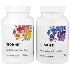 Thorne Multi-Vitamin Elite – A.M. & P.M. Formula, 2 Bottles (90 Capsules Each)