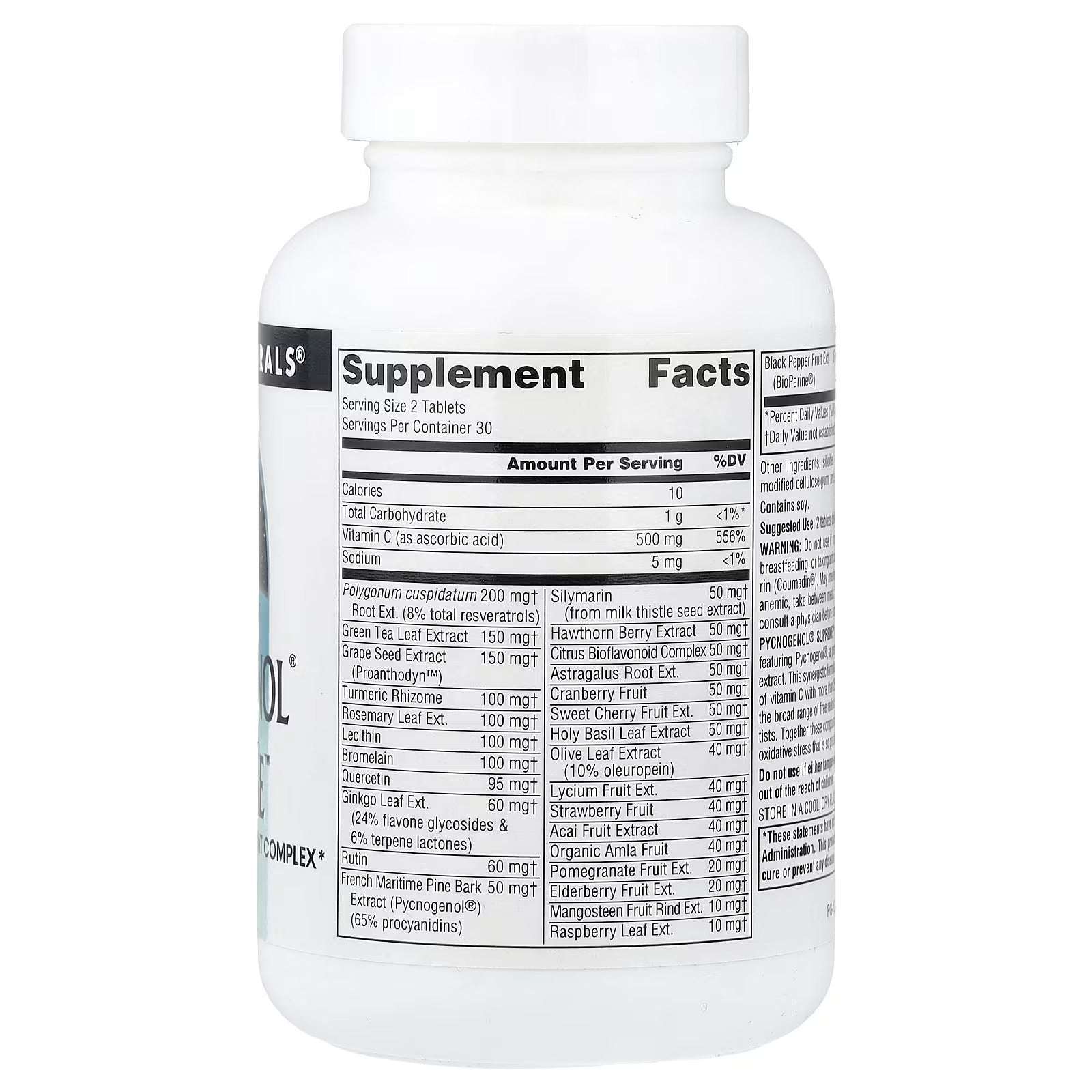 Source Naturals Pycnogenol® Supreme™ – 60 Tablets