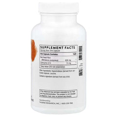 Thorne Red Yeast Rice + CoQ10 – 120 Capsules