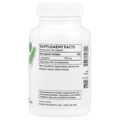 Thorne L-Glutamine – 500 mg, 90 Capsules