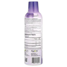 Glutathione+ supplement bottle back label with Supplement Facts table