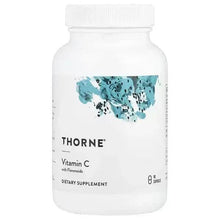 Thorne Vitamin C flavonoids bottle with white cap, front label
