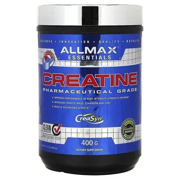 ALLMAX Creatine – Pharmaceutical Grade Micronized Creatine Monohydrate, Unflavored (14.11 oz / 400 g) - Mumzar